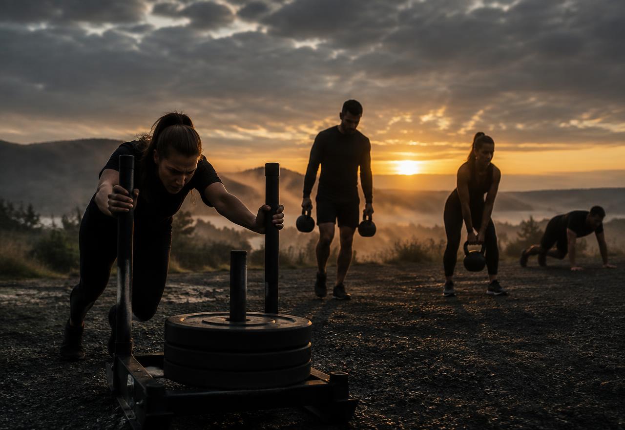 Members training together
